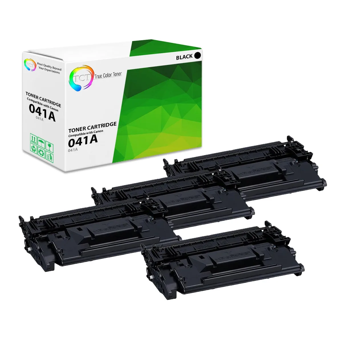 True Color Toner True Color Toner 041A Black Toner Cartridge 4 Pack 10000 Pages — product photo