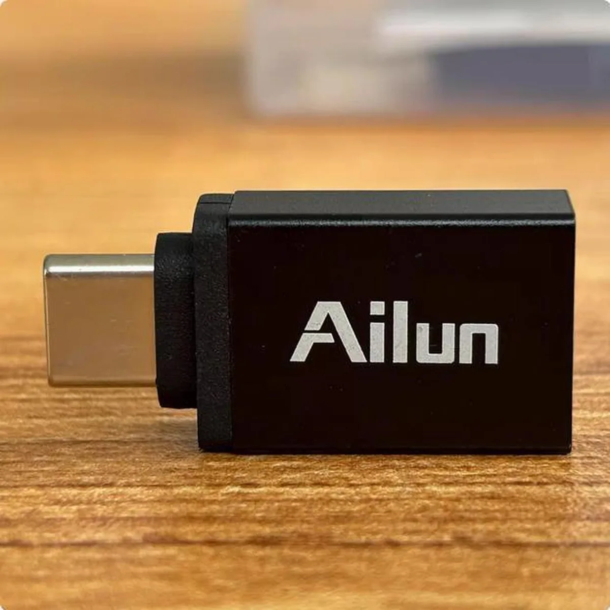 Aomoproing Aomoproing USB-C to USB-A 3.0 adapter 3-pack black — product photo