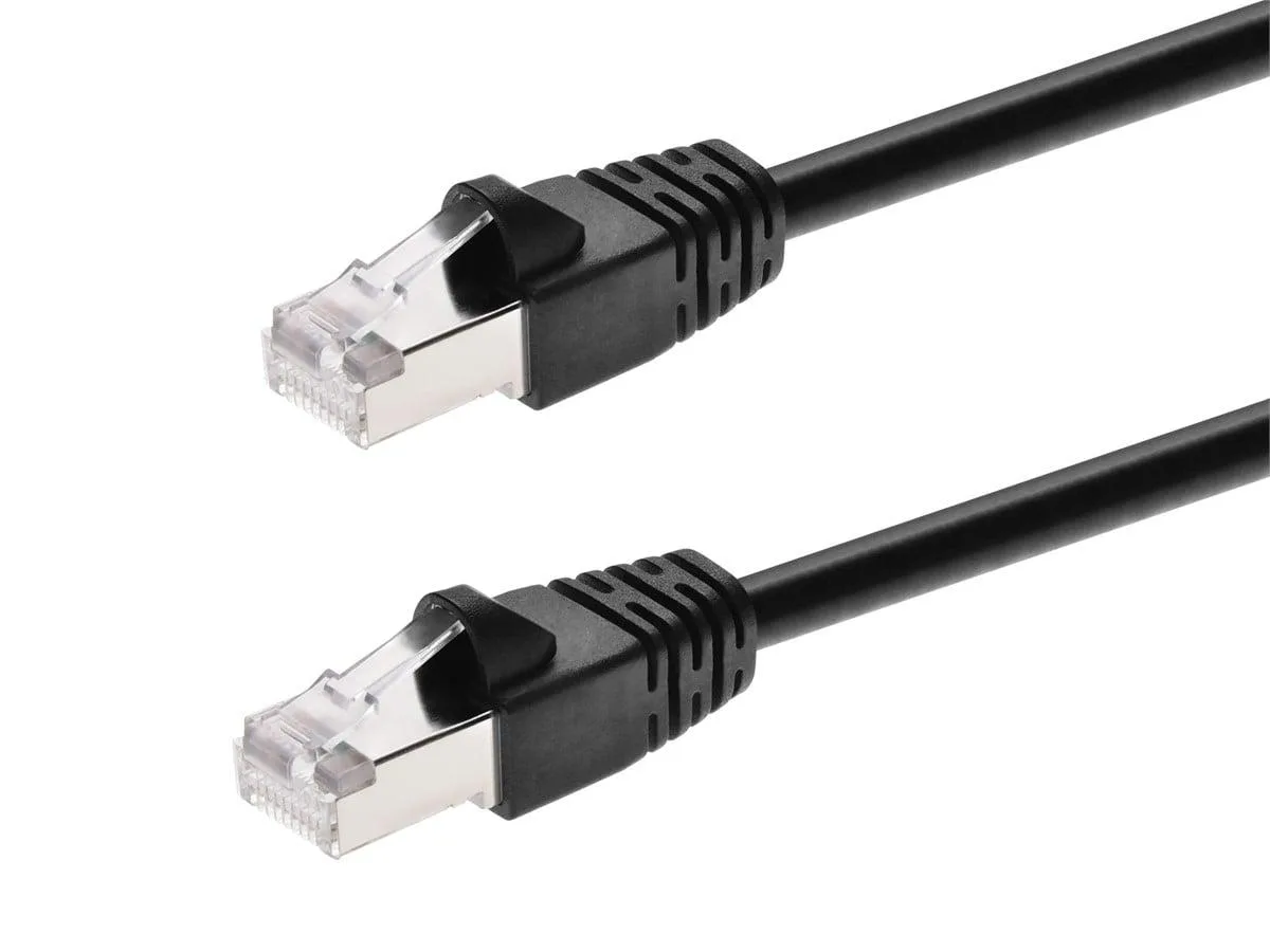 Monoprice Inc. Monoprice Inc. 124384 Cat6A network ethernet cable 25 ft black — product photo