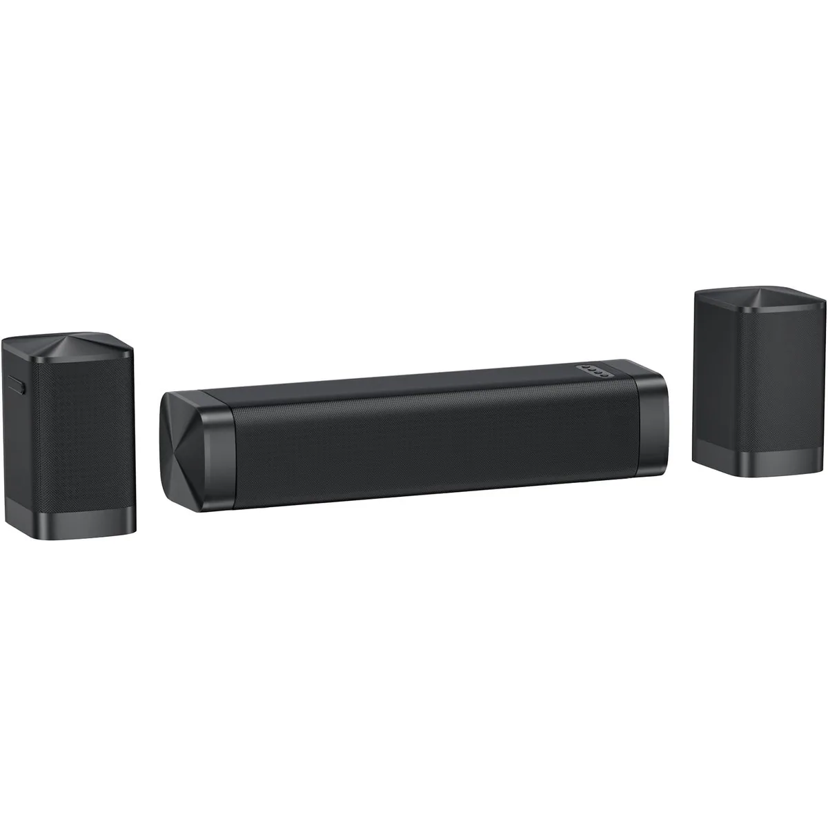 Black Gemini ARIA926DW soundbar with 6.5 inch drivers, compact rectangular design