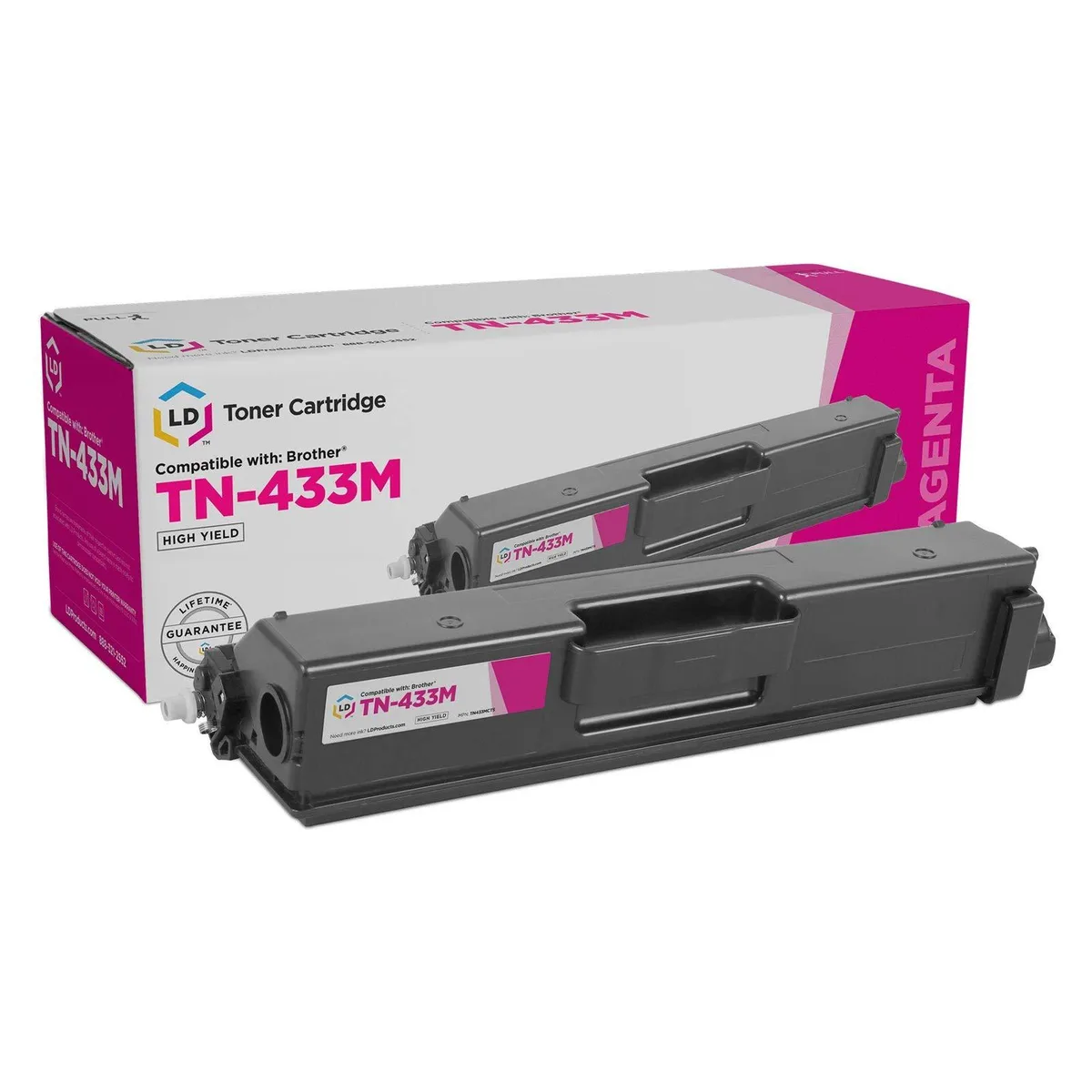 LD Products LD Products Compatible Toner Cartridge TN-433M High Yield Magenta 4500 pages — product photo