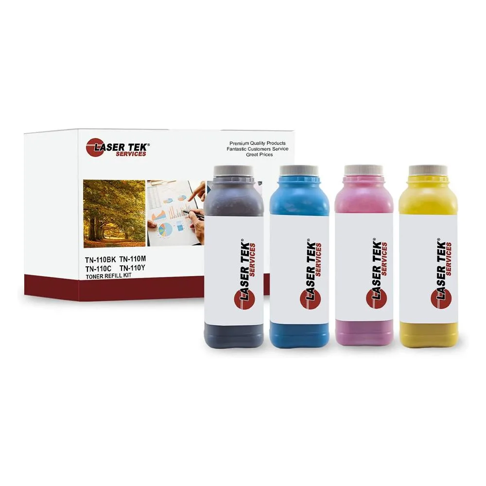 Laser Tek Services Laser Tek Services Compatible Toner Refill Kit 4 Colors Four Pack — product photo