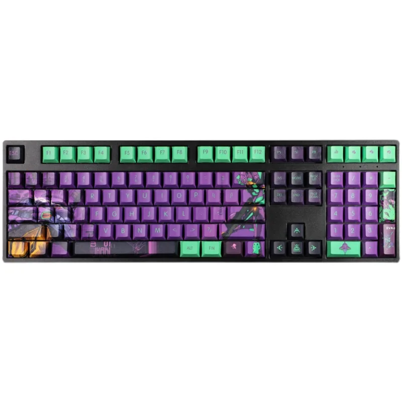 NShi NShi Evangelion 108 Keycap Set Purple — product photo