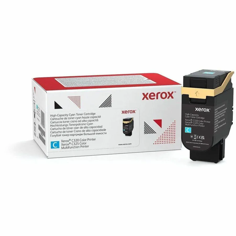 XEROX XEROX 006R04828 Cyan High Capacity Toner Cartridge 5500 Pages — product photo