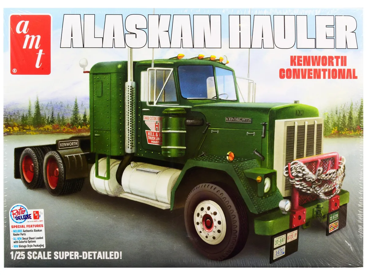 AMT AMT Kenworth Conventional Tractor "Alaskan Hauler" 1/25 Scale Model Kit hobby collectible — product photo