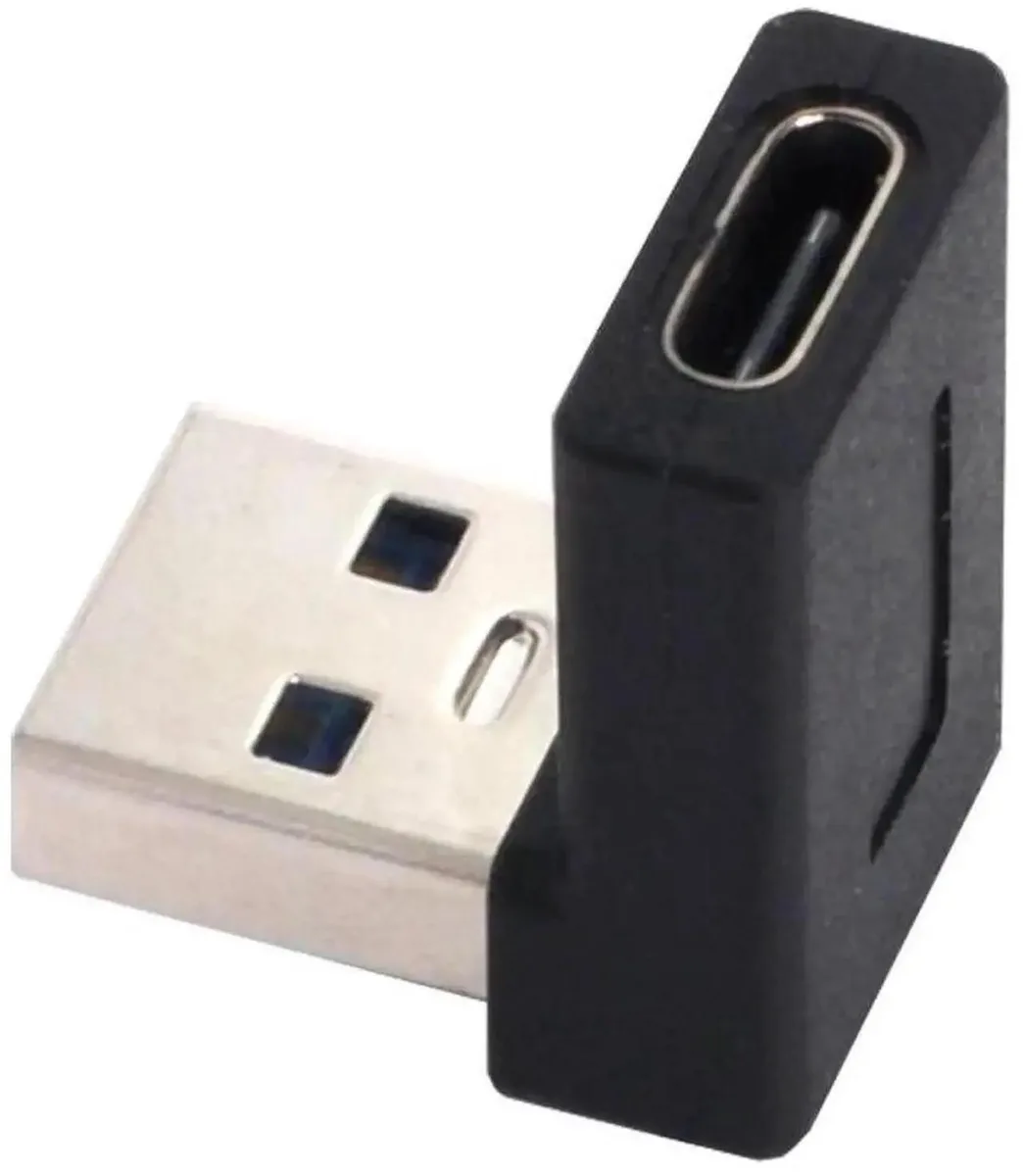 SMUGDESK SMUGDESK 90° Down Angled USB 3.0 A Male to Type-C Female Adapter — product photo