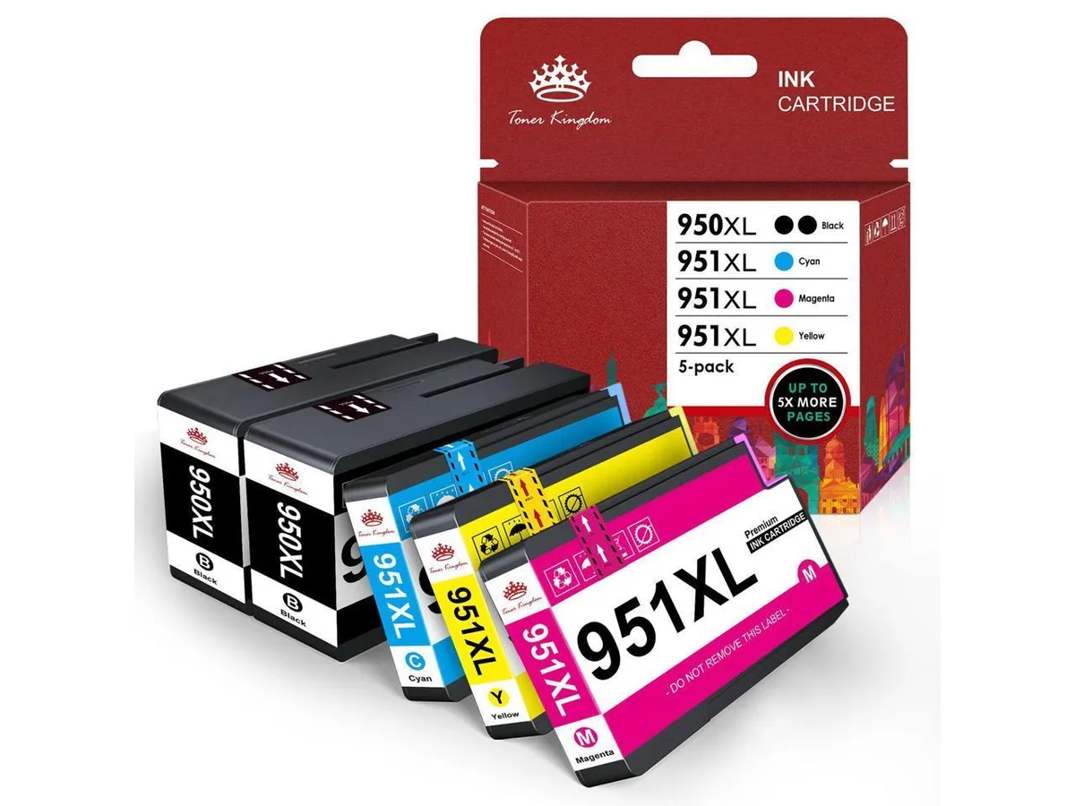 V4ink V4ink 5PK 950XL 951XL Ink Cartridges 2BK 1C 1M 1Y — product photo