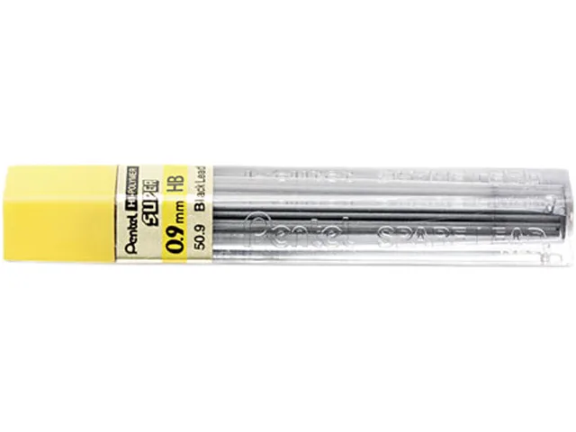 Pentel of America, Ltd. Pentel of America, Ltd. 509HB 0.9mm HB Lead Refills, 15 Pack — product photo
