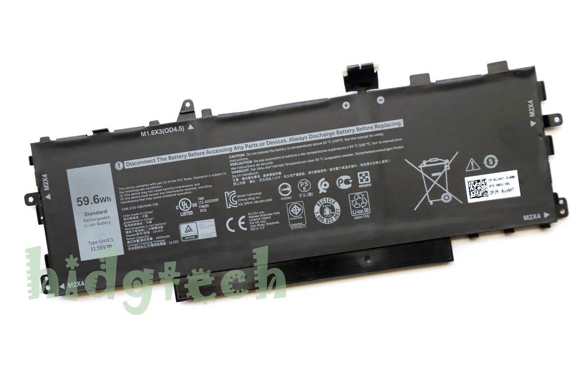 Beisite Beisite GHJC5 59.6Wh 11.55V laptop battery for Latitude 9420 2-in-1 — product photo
