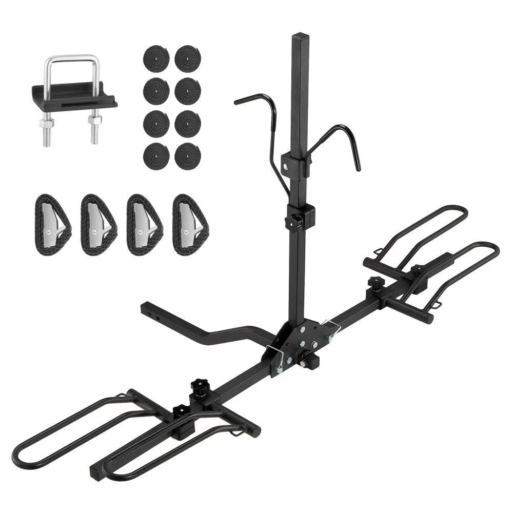 VEVOR VEVOR Hitch Mount Bike Rack 2-Bike 80 LBS 1.25/2-inch Receiver Folding — product photo