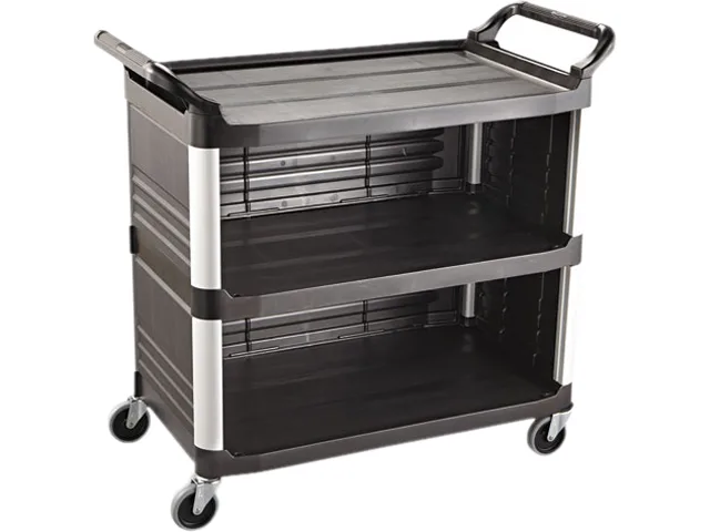 Rubbermaid Commercial Rubbermaid Commercial RCP 4093 BLA utility cart office furniture — product photo