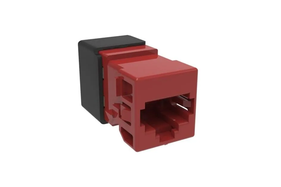 CommScope, Inc CommScope, Inc UNJ10G-RD Cat6a Modular Jack Red 760241177 — product photo