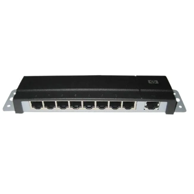 HP KVM Extender module, compact metal chassis, front panel ports visible