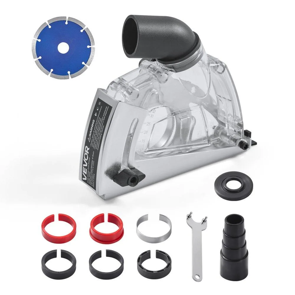VEVOR VEVOR Cutting Dust Shroud AG22 4-5in with 5in Diamond Blade — product photo