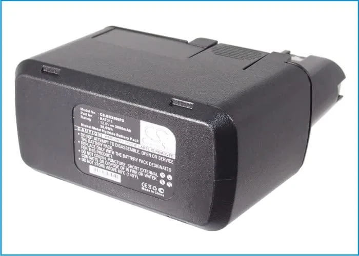  Cameron Sino 3000mAh 12V battery for Ramset CSD12C PTUB17 SBD12 — product photo