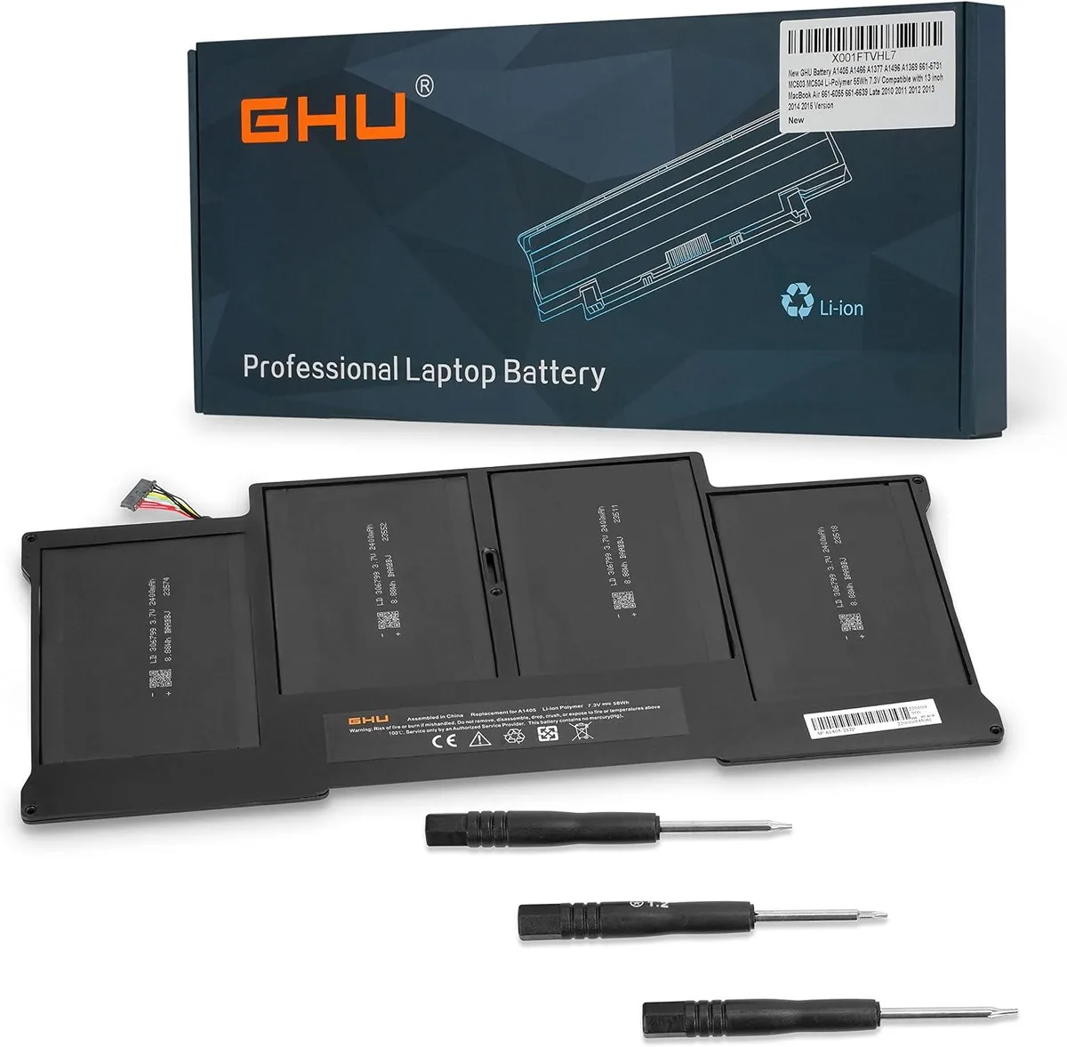 PISKEKAT PISKEKAT A1466 laptop battery 7.3V 50Wh 6700mAh — product photo