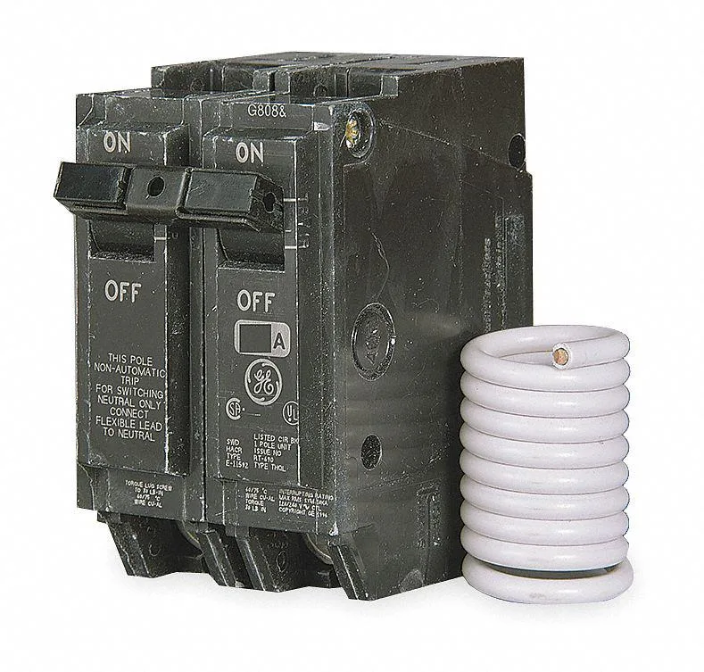 GE GE THQL21WY20 Circuit Breaker 20A 2 Pole 120/240V — product photo