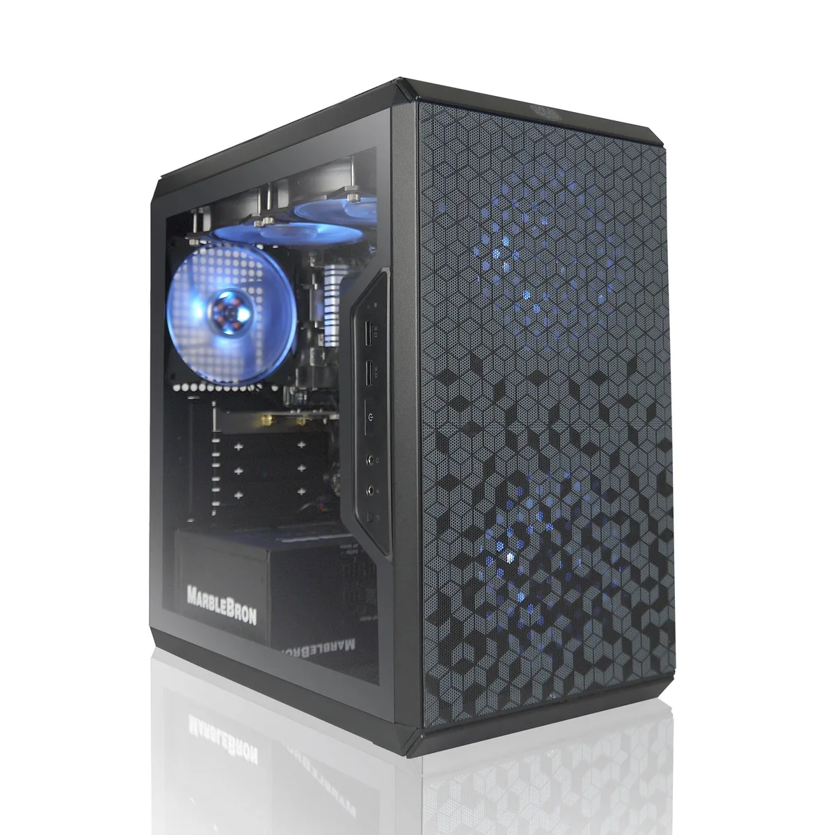 AVGPC AVGPC Q-Box Ryzen 5 5600G RTX 3050 6GB 16GB 480GB 240mm Liquid gaming PC — product photo