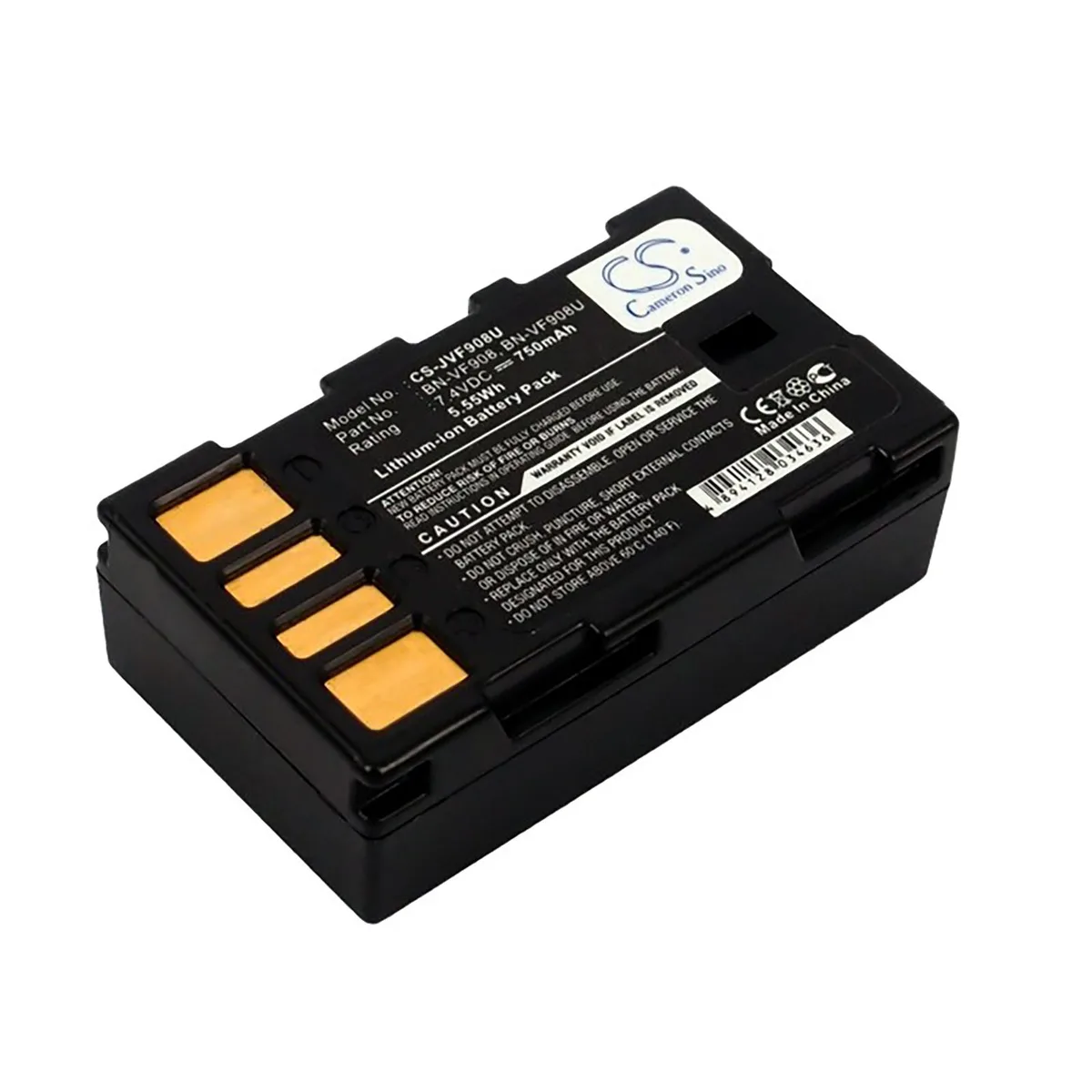 Cameron &amp; Co Cameron &amp; Co DS-CS-JVF908U camera battery 7.4V 750mAh — product photo