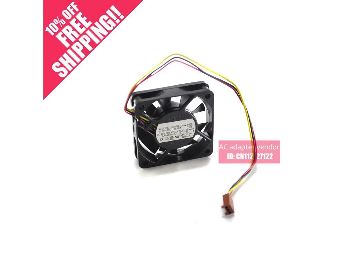 Fans Fans 2406KL-04W-B49 12V .17a 6015 case fan — product photo