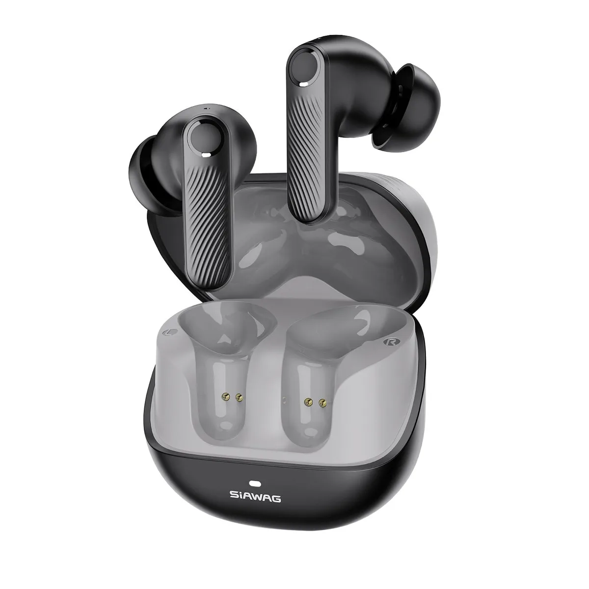 No Sew No Sew BTW73001 Bluetooth 5.4 ANC Earbuds 100H Black — product photo