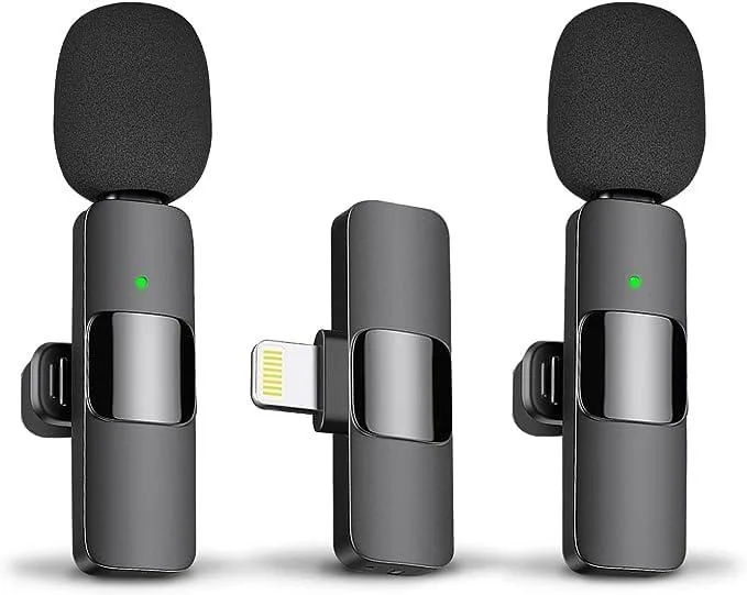 JOUNIVO JV-701 2 Pack Wireless Lavalier Microphone — product photo