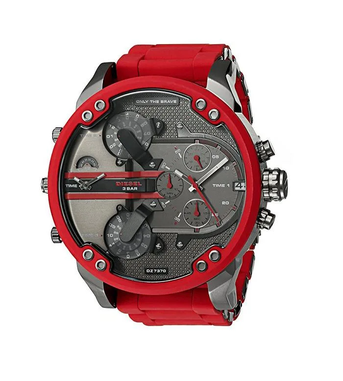 Diesel Diesel Mr. Daddy 2.0 Gunmetal Red Chronograph 57mm DZ7370 — product photo