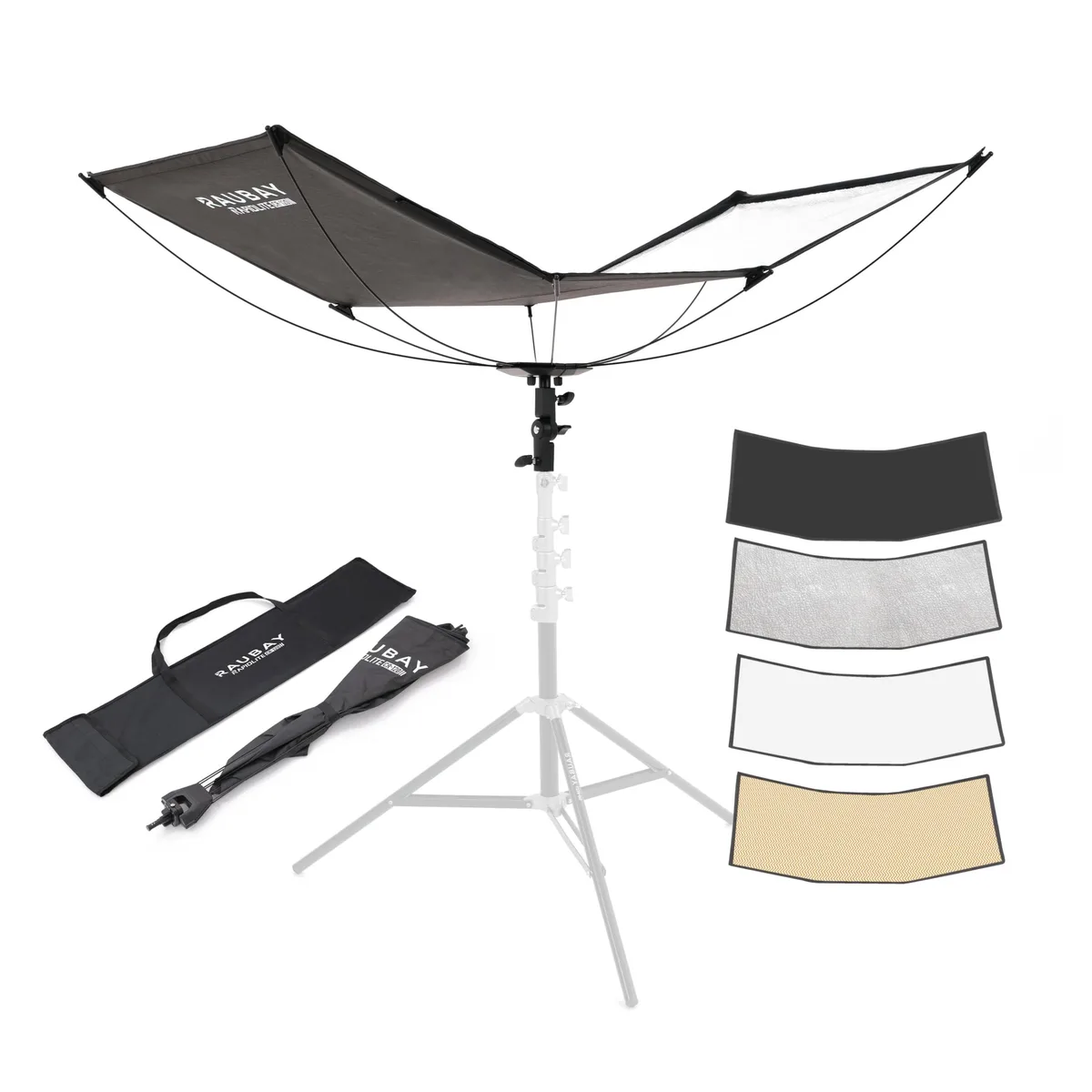  RAUBAY SH4463 Quick-Open Curved Reflector 48x26in 4-in-1 — product photo