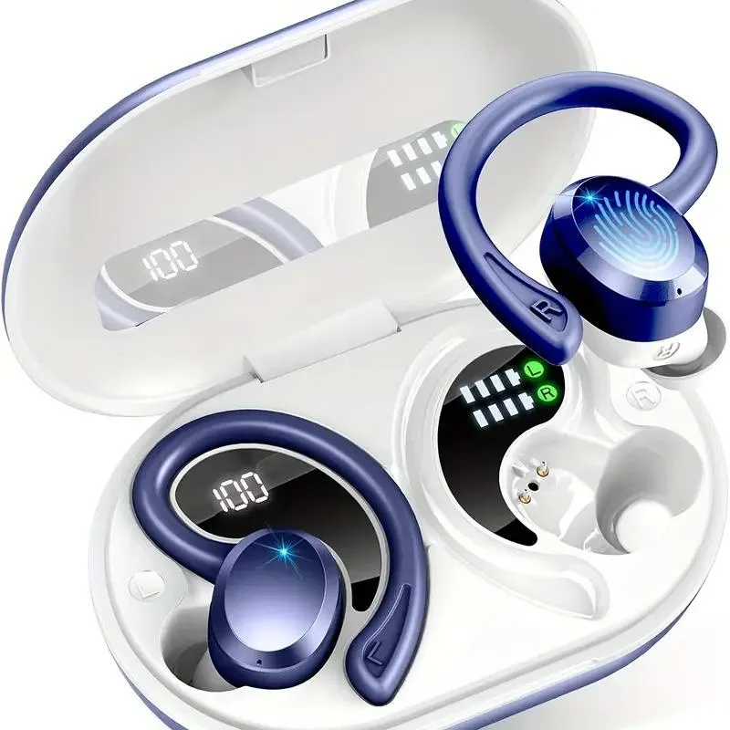 NO. NO. Wireless 5.3 Earbuds Cover Blue — product photo