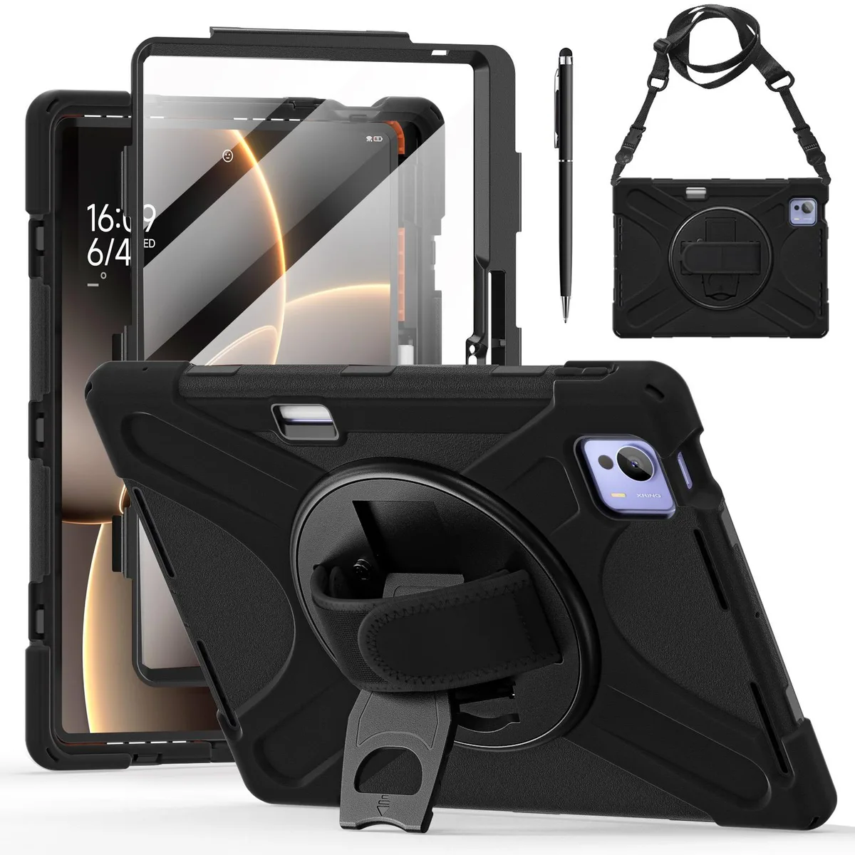 Werleo Werleo Case for Xiaomi Pad 7 Ultra 14 inch 2025 with 360° Stand, Screen Protector, Stylus, Shoulder Strap — product photo