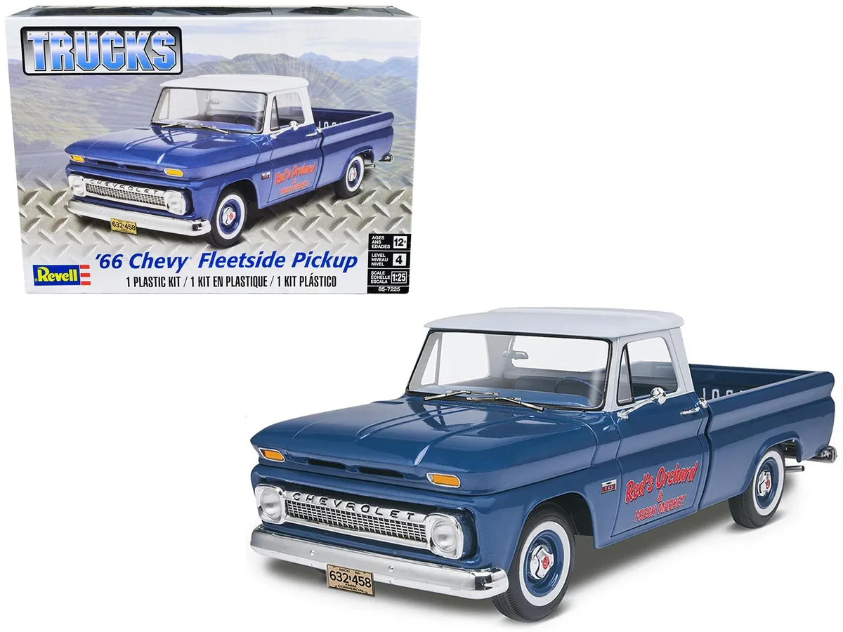 Revell Revell 1966 Chevrolet Fleetside Pickup Truck 1/25 Scale Model Kit — product photo