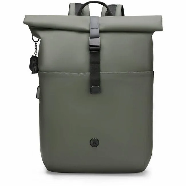 Swissdigital Design Swissdigital Design LAMONE Dark Green Rolltop Backpack 13L SD1681-23 — product photo
