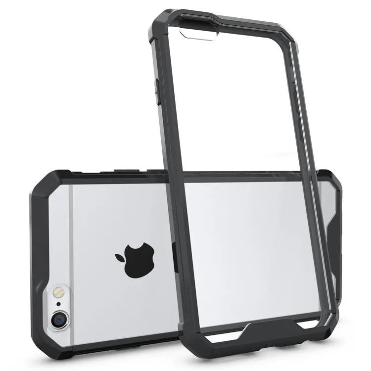 Nakedcellphone Nakedcellphone Transparent Air-Hybrid Case for iPhone 6 Plus - Black/Clear — product photo