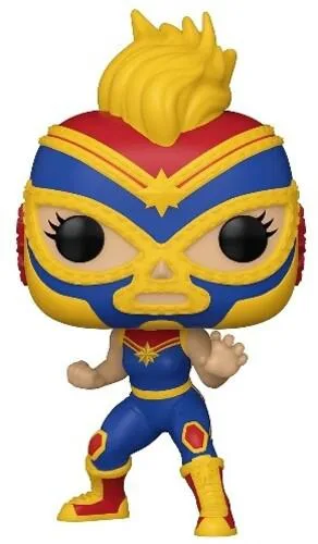 Funko Funko Pop! Marvel Luchadores Captain Marvel action figure — product photo