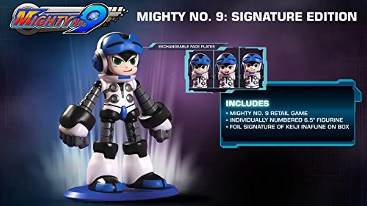 Deep Silver Inc. Deep Silver Inc. RNAB00YSN6CIE Mighty No. 9 Signature Edition PS4 Video Game — product photo