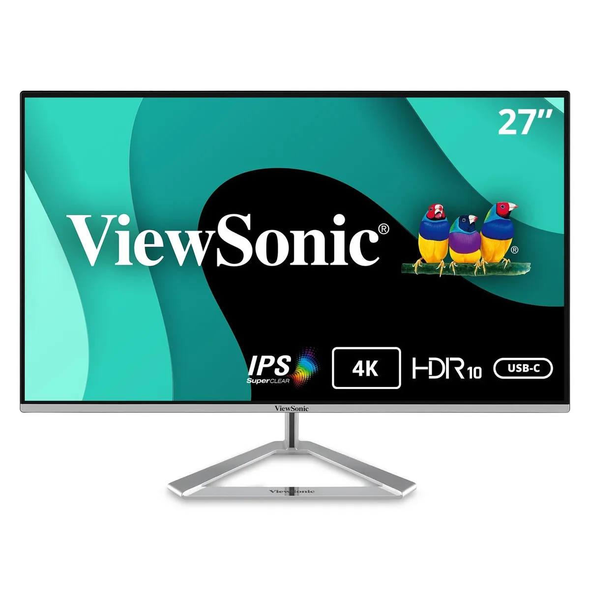 ViewSonic ViewSonic VX2776-4K-MHDU 27" 4K IPS 60Hz 65W USB-C monitor — product photo