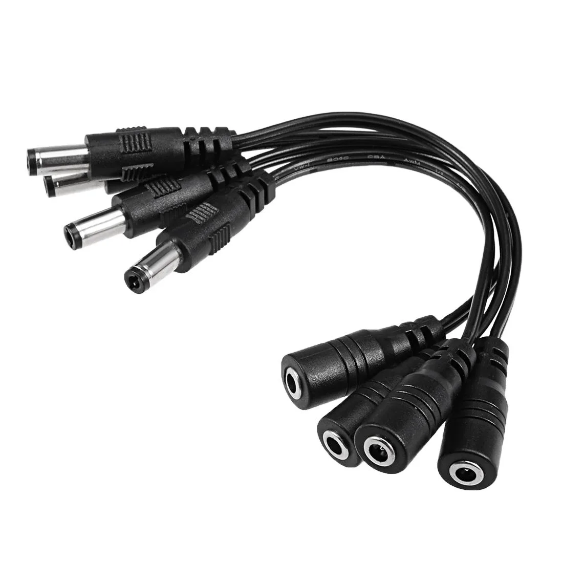 Unique-Bargains Unique-Bargains 3.5x1.35mm Female to 5.5x2.1mm Male DC Power Extension Cable Connector 4pcs — product photo