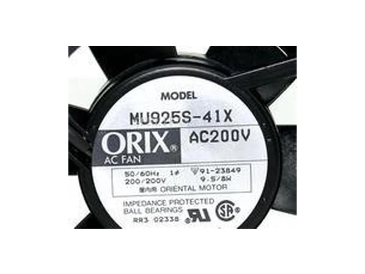 Fans Fans ORIX MU925S-41X AC 200V 8W 90x90x25mm case fan — product photo