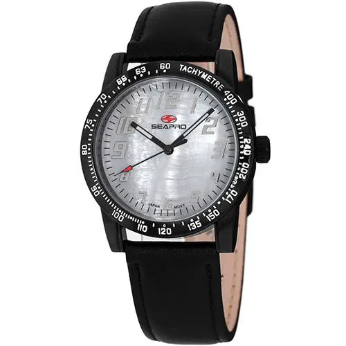 SEAPRO SEAPRO SP5210 Bold Women's Quartz Watch Black Strap — product photo