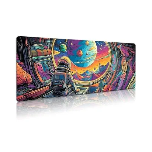  omosri Extended Mouse Pad 31.5 x 11.8 in 3 mm Astronaut 3 20250102-MP1 — product photo
