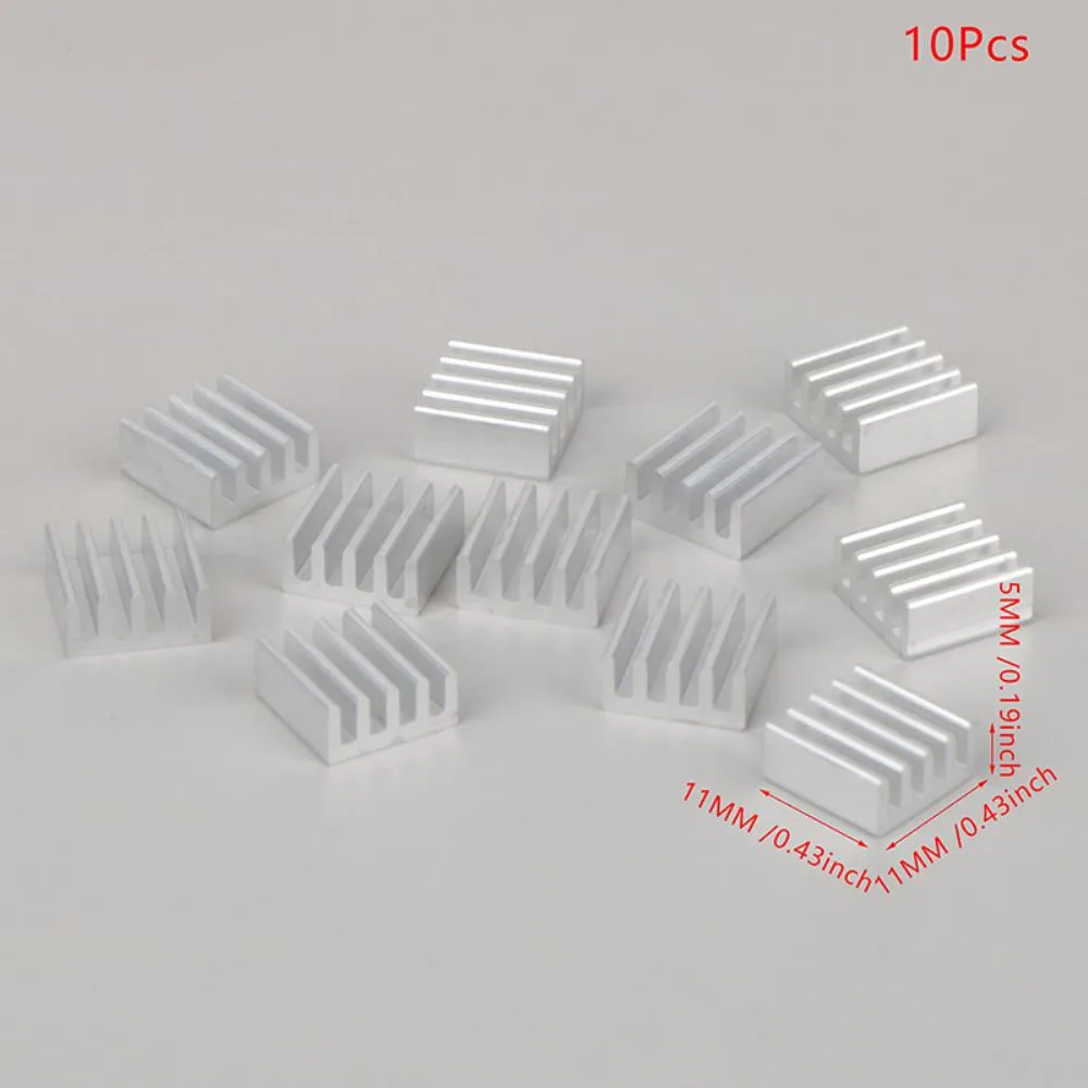 Ruth's sister Ruth's sister 10 pcs Aluminum Heatsink 11x11x5 mm internal power cable — product photo