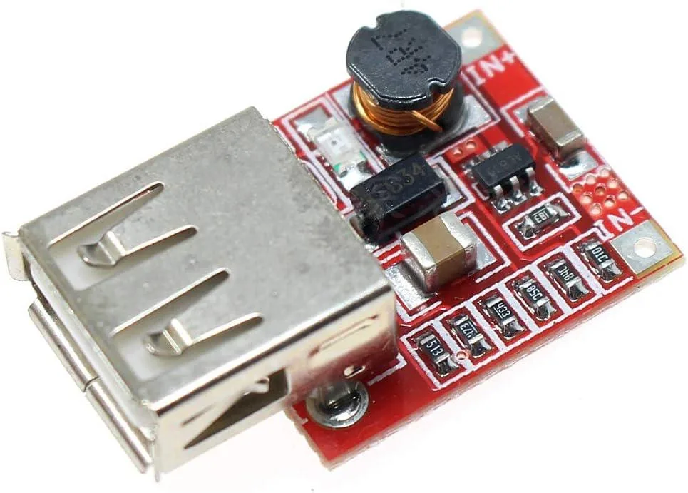 JacobsParts Inc. JacobsParts Inc. DC Boost Module 3.7V 1-5V Input 5V 1.5A USB Output — product photo