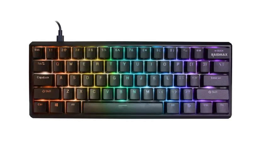 Raidmax Raidmax Mini ONE MK01GMB 60% Gasket Gaming Keyboard — product photo