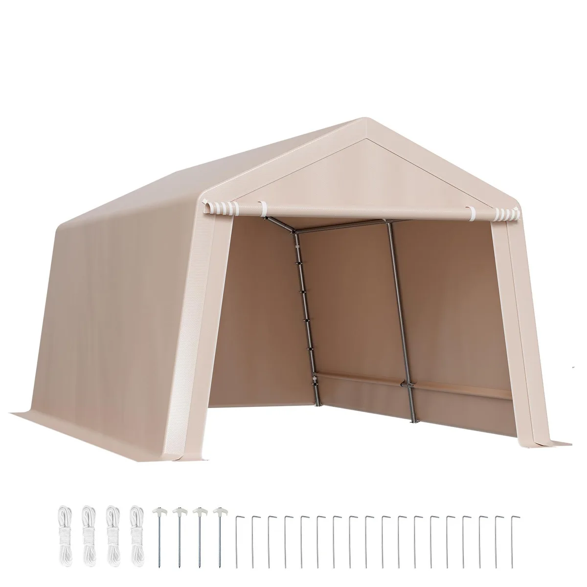 VEVOR VEVOR Portable Storage Shed 10 x 15 ft Beige — product photo