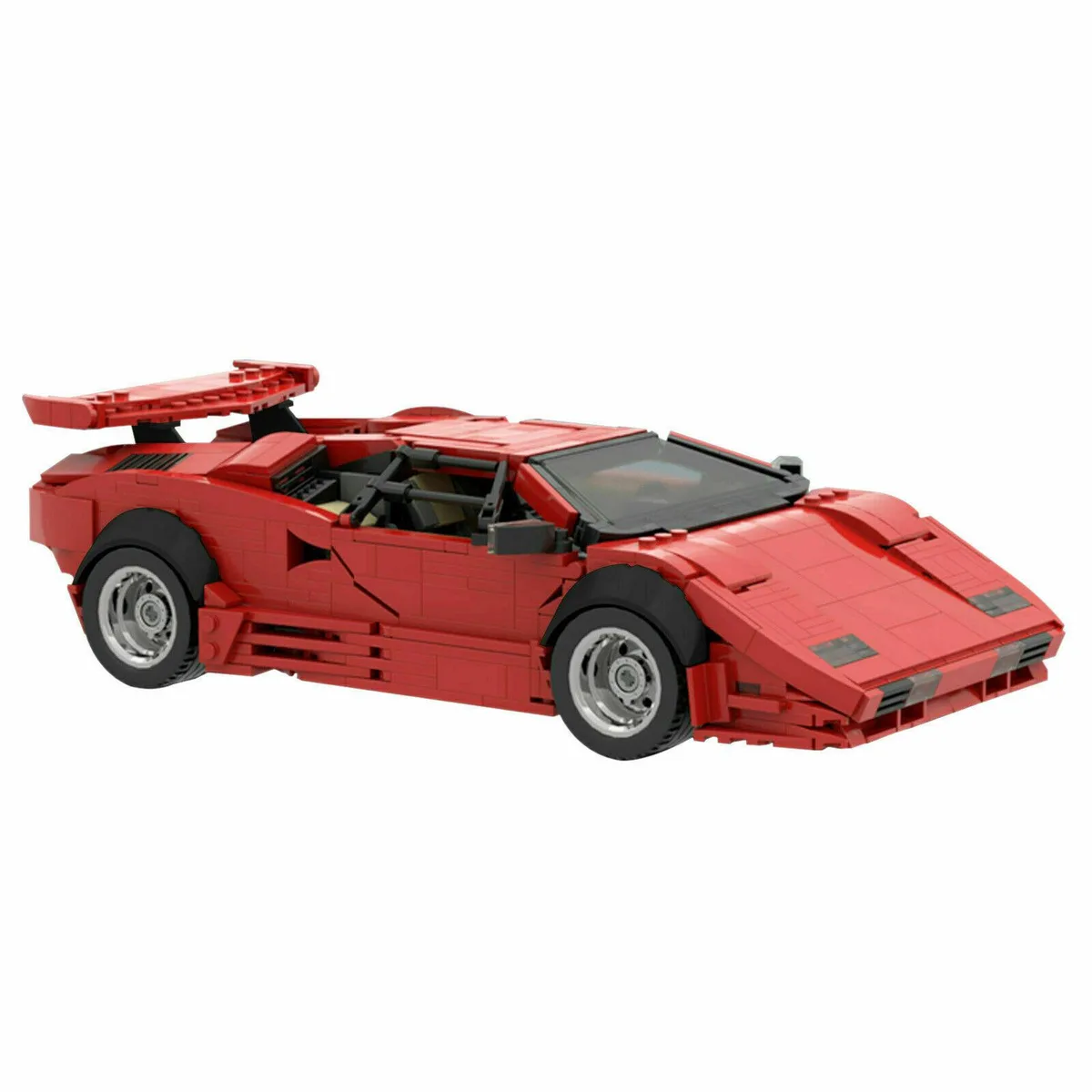 ZITIANYOUBUILD ZITIANYOUBUILD MOC-57779 LP5000 Quattrovalvole Supercar Red — product photo
