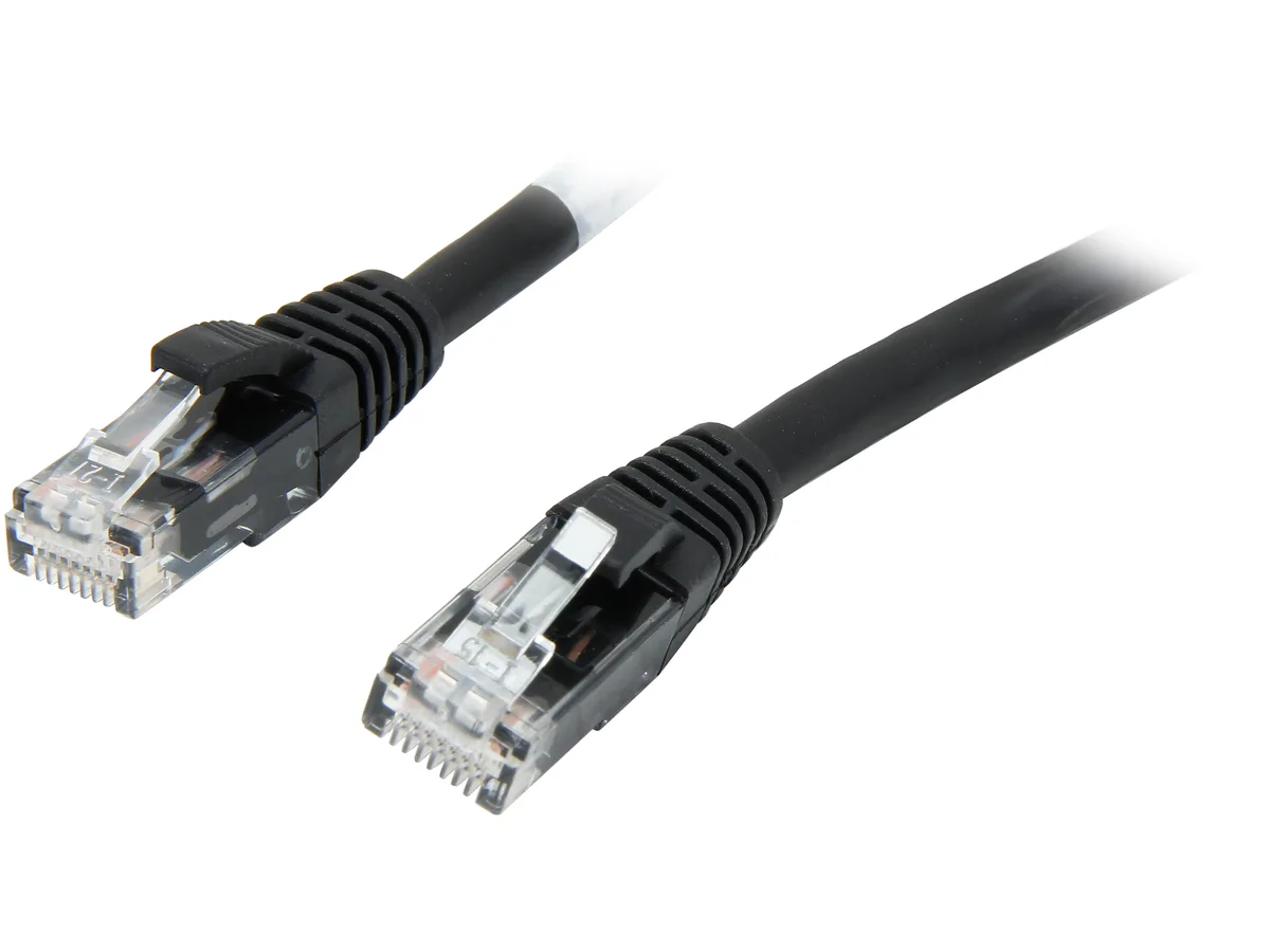 Cables To Go Cables To Go 27153 Cat6 network ethernet cable 10 ft black — product photo