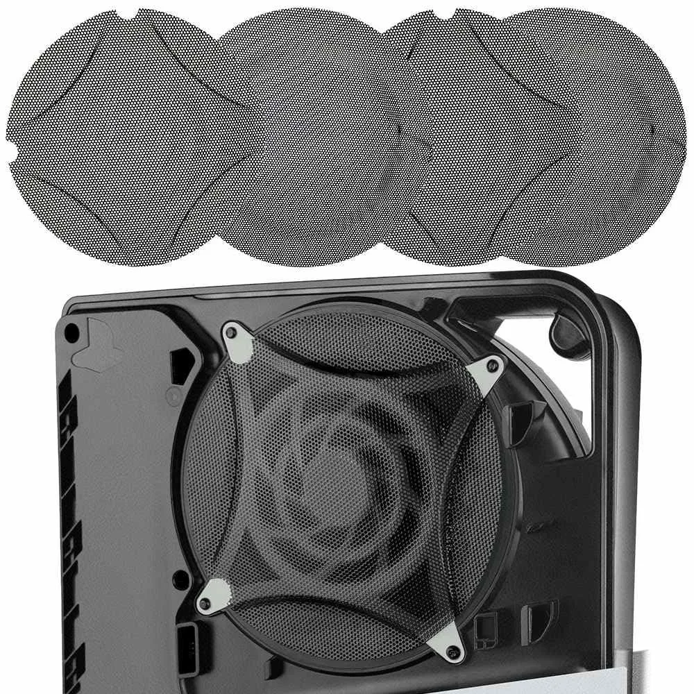 Black steel mesh dust filter for PS5 Slim cooling fan