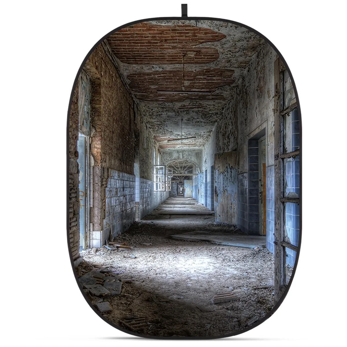 Glow Edge Glow Edge CBA-CA0002 5x6.5' Fabric Collapsible Backdrop Abandoned Sites — product photo