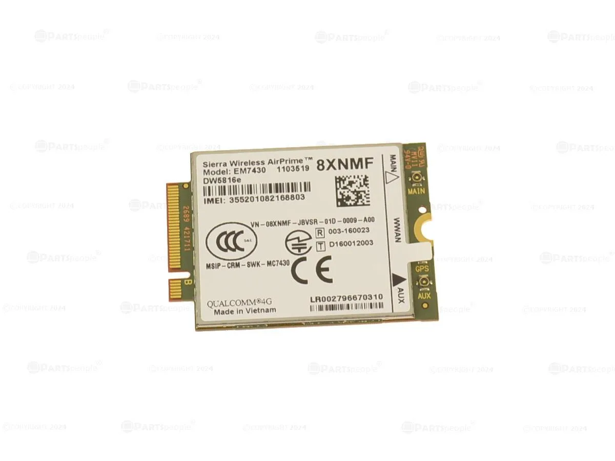 DELL DELL DW5816e LTE M.2 WWAN Card 8XNMF — product photo