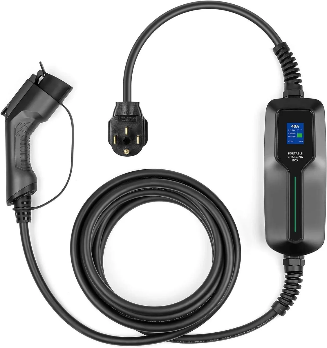WUQ WUQ 32A NEMA 14-50 25ft 7.68KW Portable EV Charger — product photo